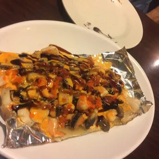 Seafood dynamite appetizer