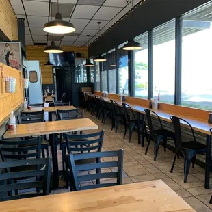 tables and chairs