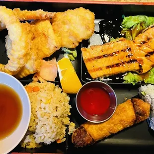 Salmon Lunch bento box