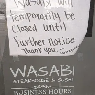 Wasabi Steakhouse & Sushi
