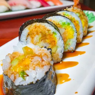 Shrimp Tempura Roll (@paigeeatshouston on Instagram)