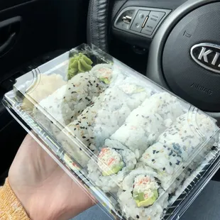 Two California rolls