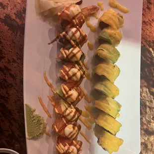 Spicy Mango Roll and Playboy Roll