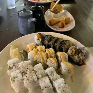 3 Roll Combination Lunch Special