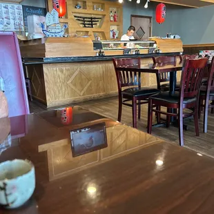 Sushi bar and dining room