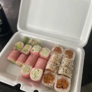 sushi and sashimi, food, sashimi, sushi