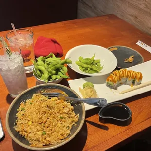 sushi and sashimi, food