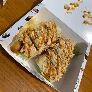 10 Pieces Spider Crunchy Roll