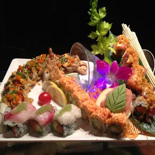 sushi, sashimi, food, sushi and sashimi