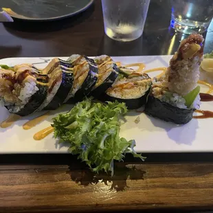211. Spicy Lobster Tempura Roll, yummm