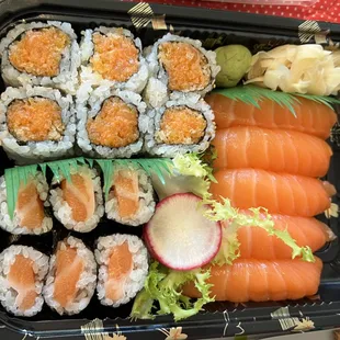 Salmon Sushi Combo