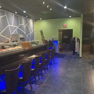 Sushi bar and front