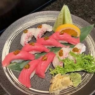 fatty tuna and madai （from Japan)