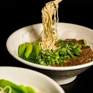 Beef Pull Noodle Soup
