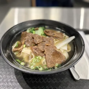 Beef Pull Noodle Soup