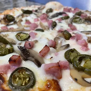 Specialty pizza for a guest