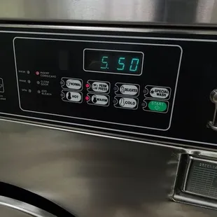 Different sizes of washers have different prices