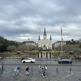 View of the St. Louis Cathedral and Jackson Square