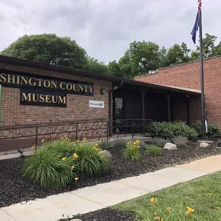 Front view of the museum