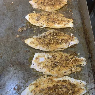 Grilled Cajun catfish!!!!