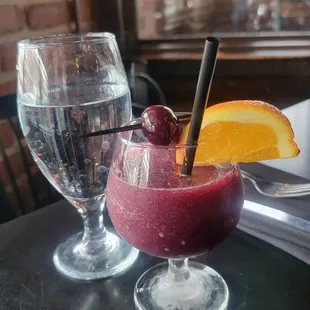 Refreshing frozen sangria