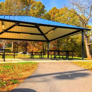 1 of three shelters at Washington Park, Lexington NC