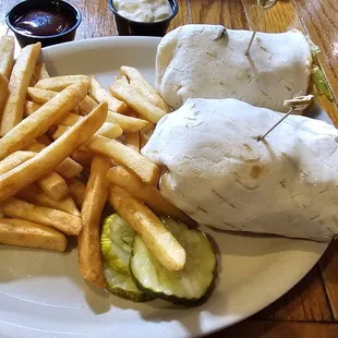 Buffalo chicken wrap