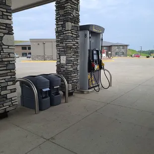 a gas station