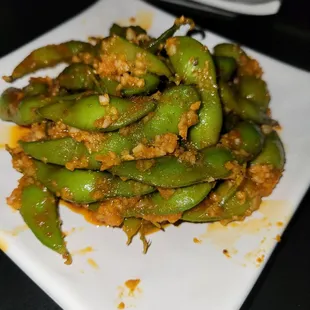 Garlic Edamame