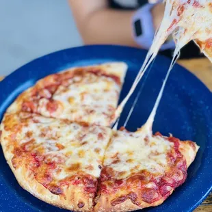 The cheese pull