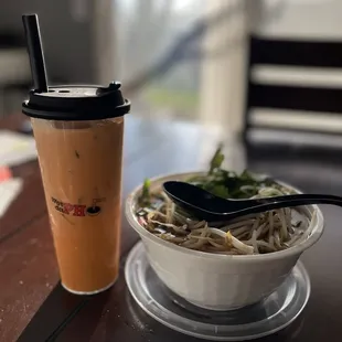 D4. Thai Tea P2. Brisket &amp; Steak Tai Nam