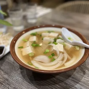 a bowl of soup