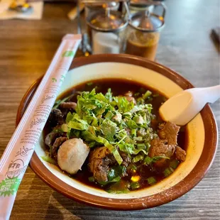 Wat Dong Moon Lek Beef Noodles.