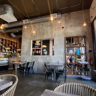 the interior of a restaurant