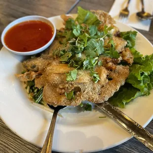 Fried Mussels.