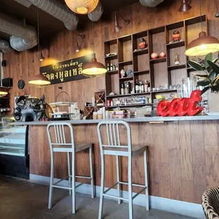 Limited bar seating