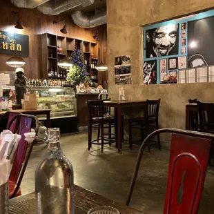 Blessed peace and silence before a typical dinner rush.