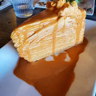 Thai Tea Crepe Cake