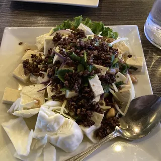 Tofu Crispy Brown Rice Salad