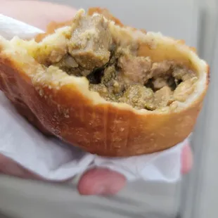 Inside the Empanadillas.