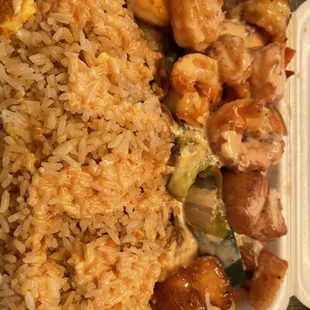 Shrimp &amp; Scallop Hibachi with fried rice