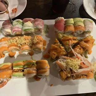 Bring an appetite!  Really fun dining experience.