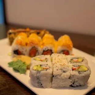 California roll and a few others