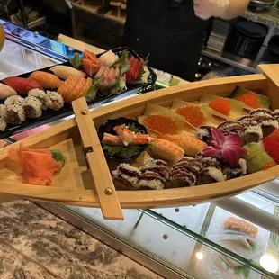 food, sashimi, sushi and sashimi, sushi