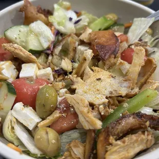 Chicken Shawarma Greek Salad