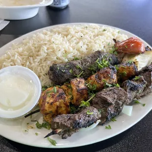 Mixed Skewer platter . Very delicious
