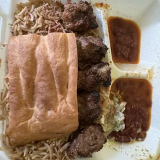 Tikka Kabob With Rice