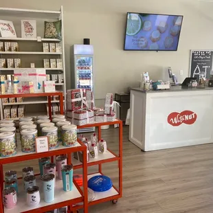 the inside of a store