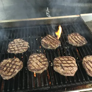 Juicy Burgers Char Grilled.
