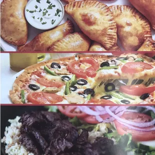 Something for everyone. Subs, Fresh Salads, Appetizers, Steak Tips, Pizza &amp; Calazones